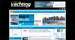 Desktop Screenshot of cyprusyachtingmagazine.com